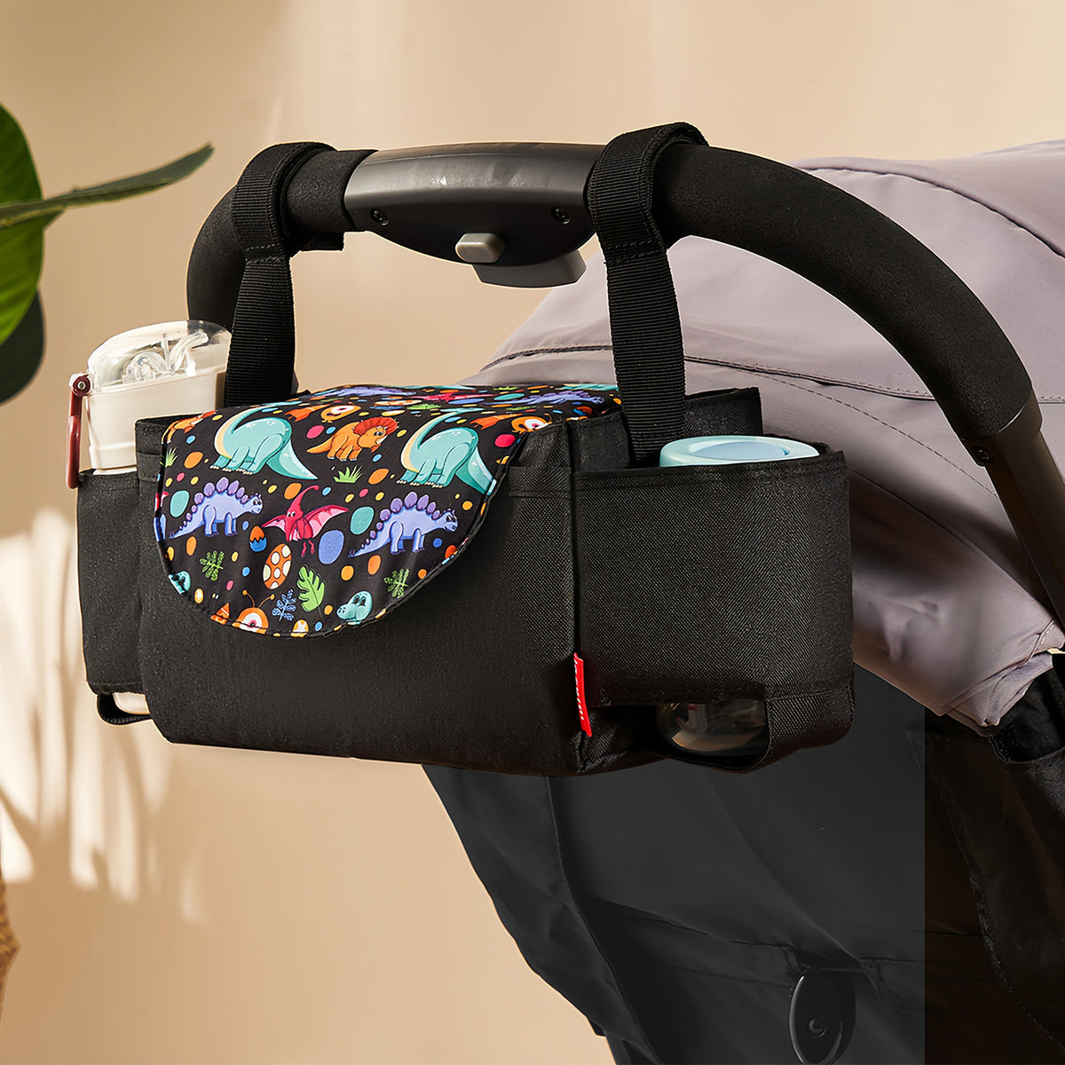 Portable Multifunctional Baby Stroller Hanging Bag Storage Pouch for Bottles, Water Cups, and Diapers, Cross-Border - image 4