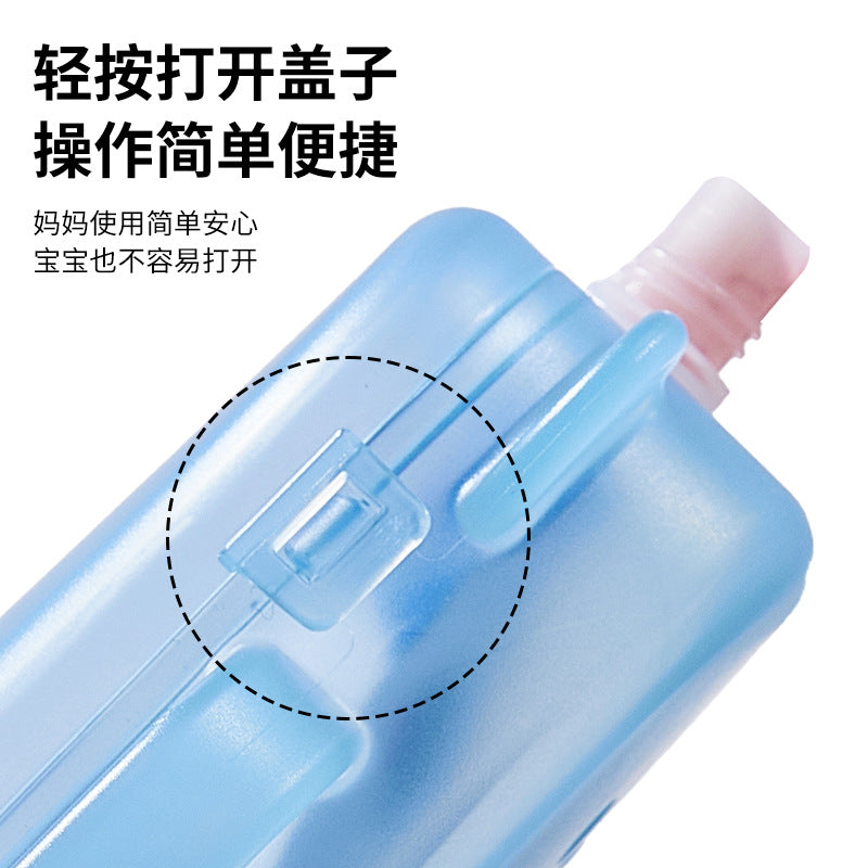 Squeeze Pouch Holder Bear-Shaped Baby Anti-Squeeze Fruit Puree Box Baby Food Feeding Gadget - image 4