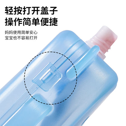 Squeeze Pouch Holder Bear-Shaped Baby Anti-Squeeze Fruit Puree Box Baby Food Feeding Gadget - image 4