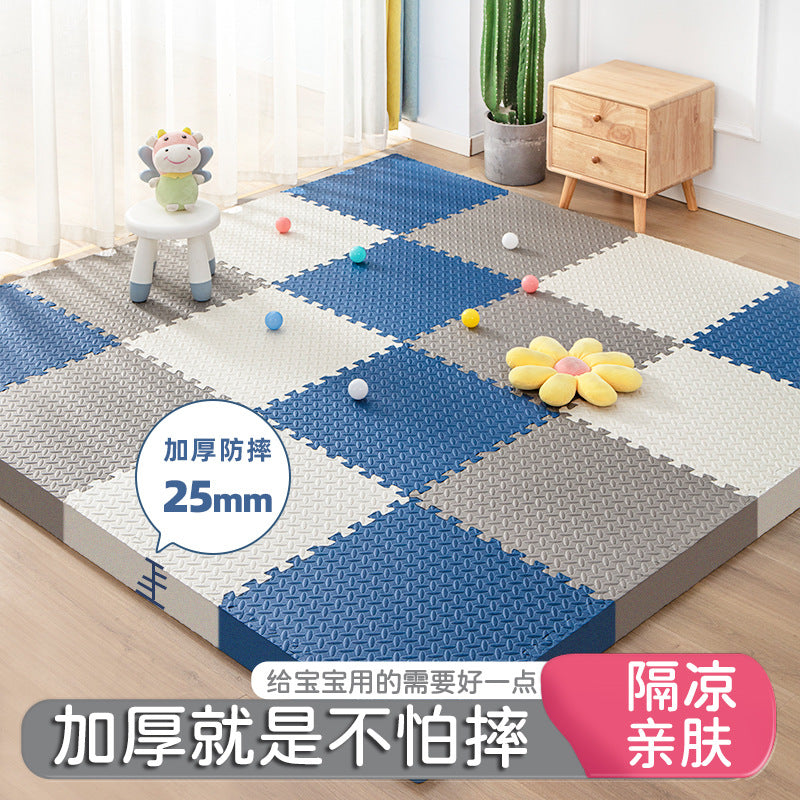Manufacturer Supplies Children's Thick Foam Floor Mats, Baby Crawling Mats, Large Interlocking Mats for Living Room and Bedroom - image 1