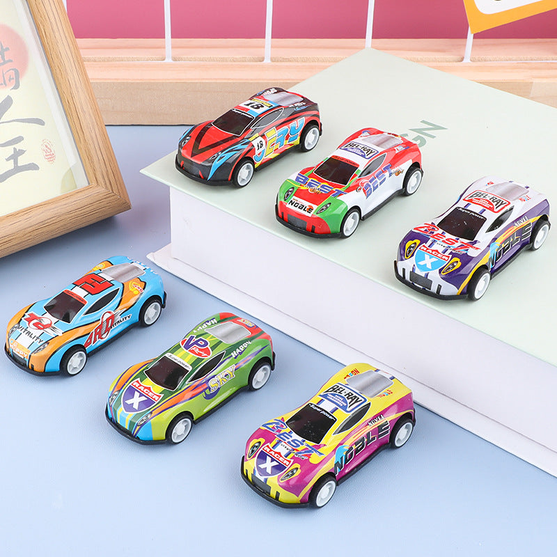 Mini Metal Racing Cars, Tin Cars, Children's Pull-Back Sports Cars, Various Styles of Realistic Cartoon Toy Cars, Model Cars Wholesale - image 3