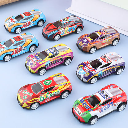 Mini Metal Racing Cars, Tin Cars, Children's Pull-Back Sports Cars, Various Styles of Realistic Cartoon Toy Cars, Model Cars Wholesale - image 4