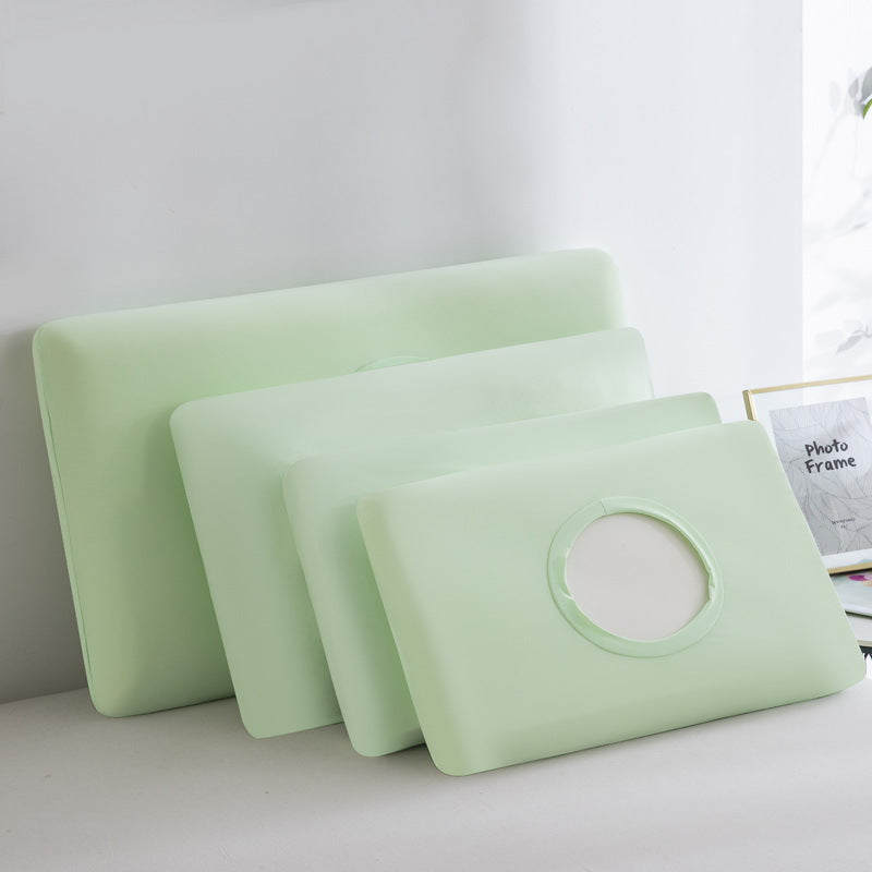 Slow Rebound Memory Pillowcase, Cooling Pillowcase, Ice Silk Pillowcase, Maternal and Infant Grade Universal Single-Pack Summer Cooling Air-Conditioned Pillowca - image 2