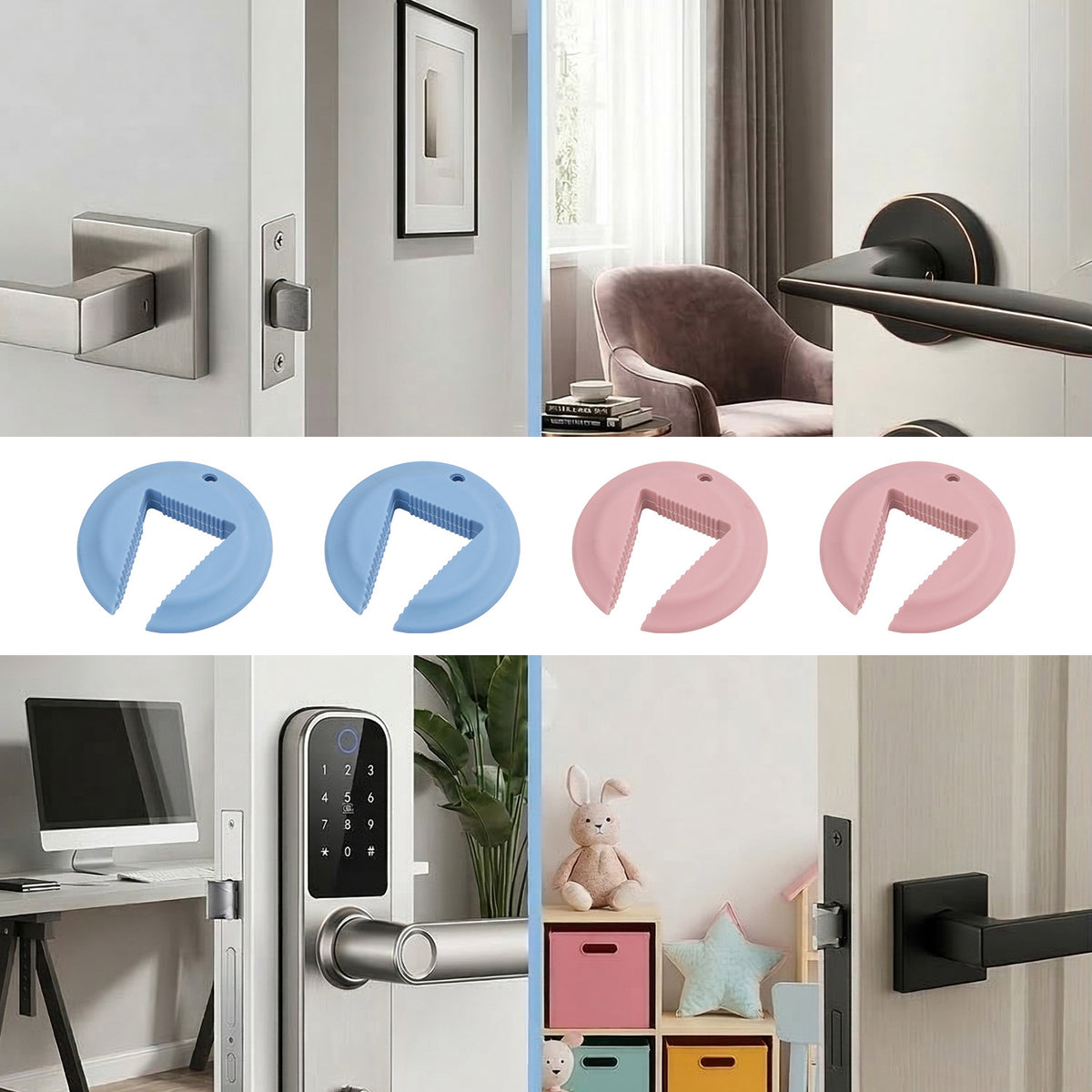Factory Direct Sale Door Stopper, Child Anti-Pinch Door Stopper, Safety Door Stopper, Tpu Door Card, Infant Door Card, Door Blocker - image 1