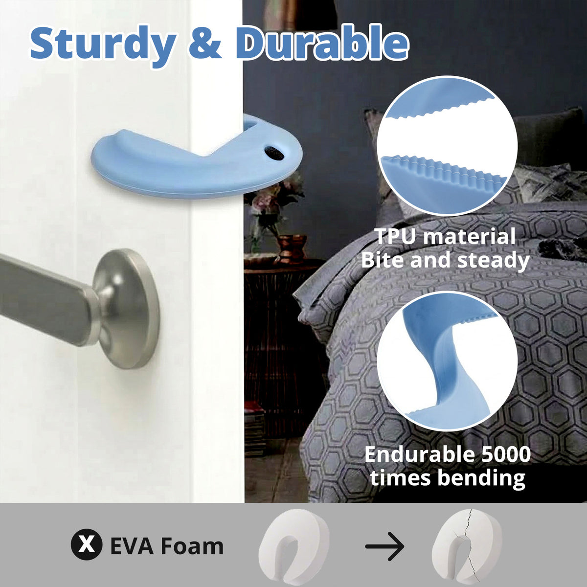 Factory Direct Sale Door Stopper, Child Anti-Pinch Door Stopper, Safety Door Stopper, Tpu Door Card, Infant Door Card, Door Blocker - image 2