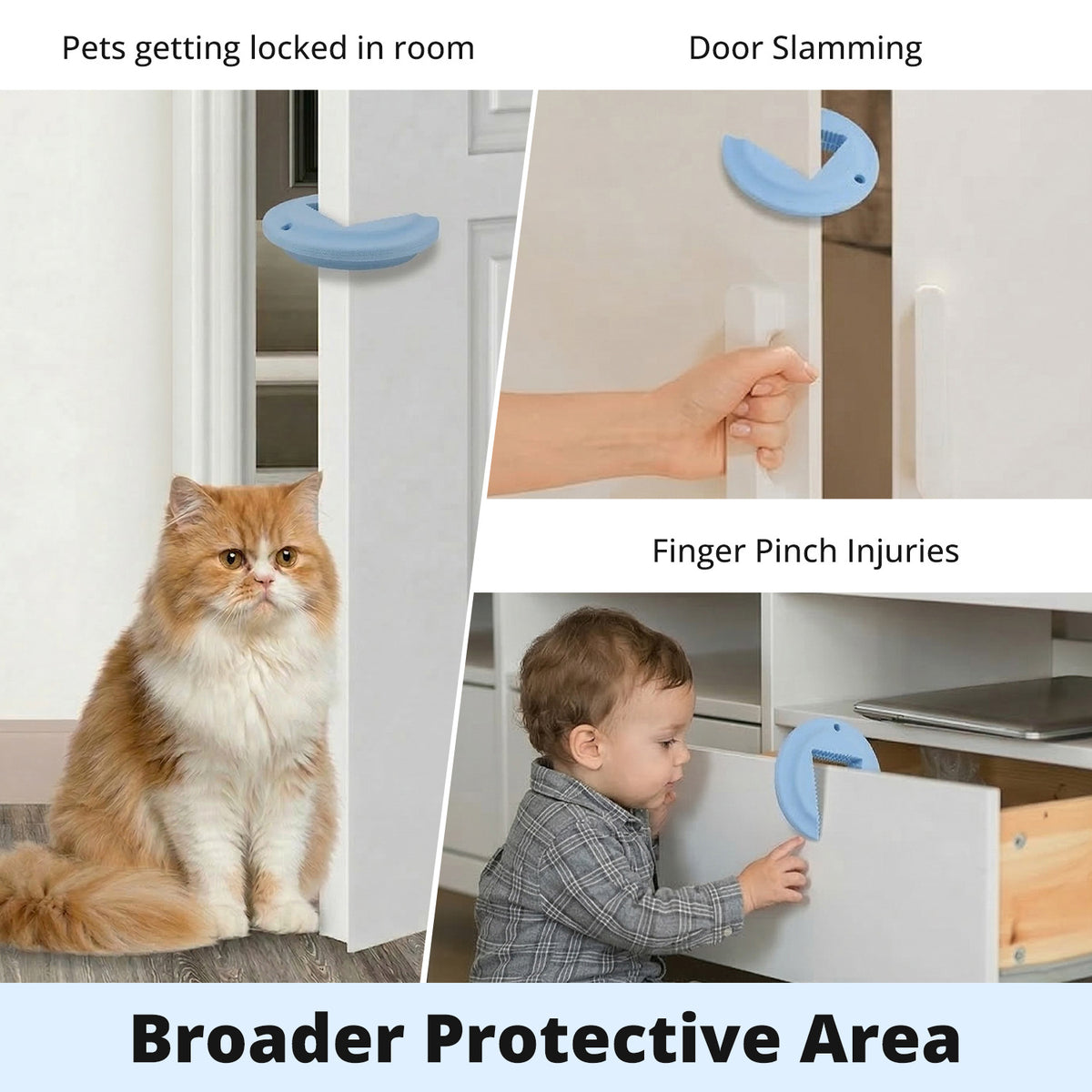 Factory Direct Sale Door Stopper, Child Anti-Pinch Door Stopper, Safety Door Stopper, Tpu Door Card, Infant Door Card, Door Blocker - image 4