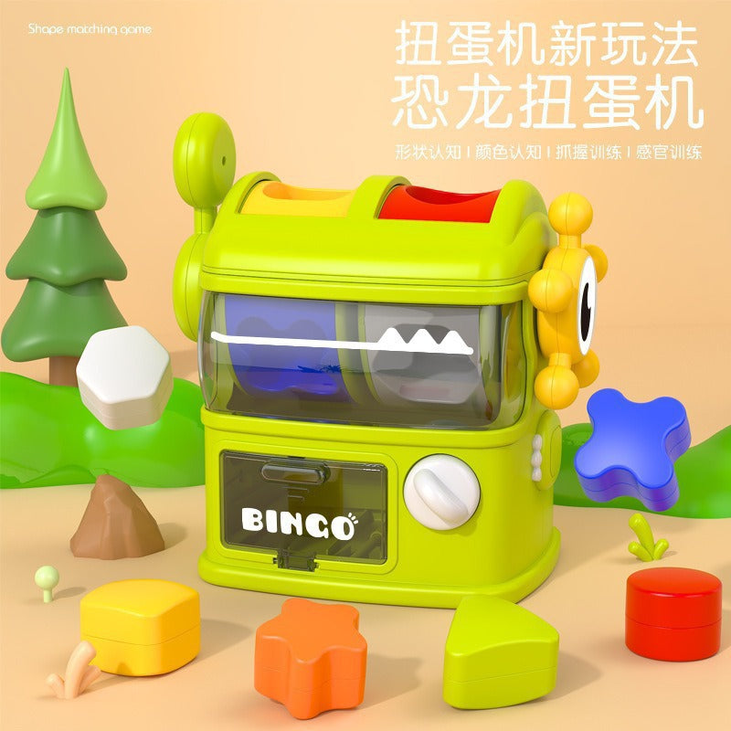 Cross-Border Baby Dinosaur Shape Matching Game, Baby's Early Education Educational Toy for Practicing Hand-Eye Coordination and Color Recognition - image 1