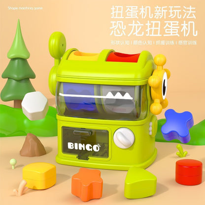 Cross-Border Baby Dinosaur Shape Matching Game, Baby's Early Education Educational Toy for Practicing Hand-Eye Coordination and Color Recognition - image 1
