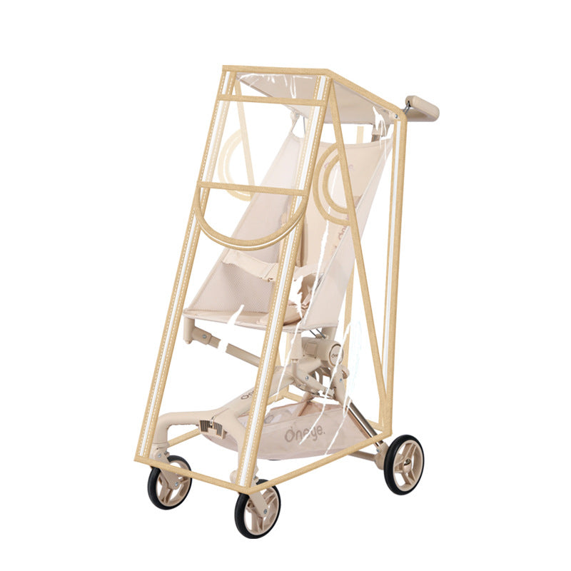 Baby Stroller Rain Cover, Stroller Rain Curtain, Windproof Cover with Zipper, Dustproof, Model T2 - image 5