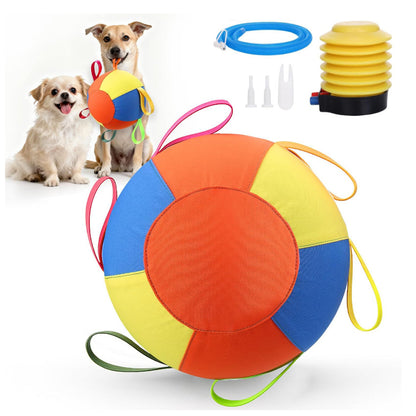 Reinforced Version of the Durable Solid-Color Polyester Inflatable Training and Exercise Toy Ball for Sheep, Horses, and Dogs - image 2