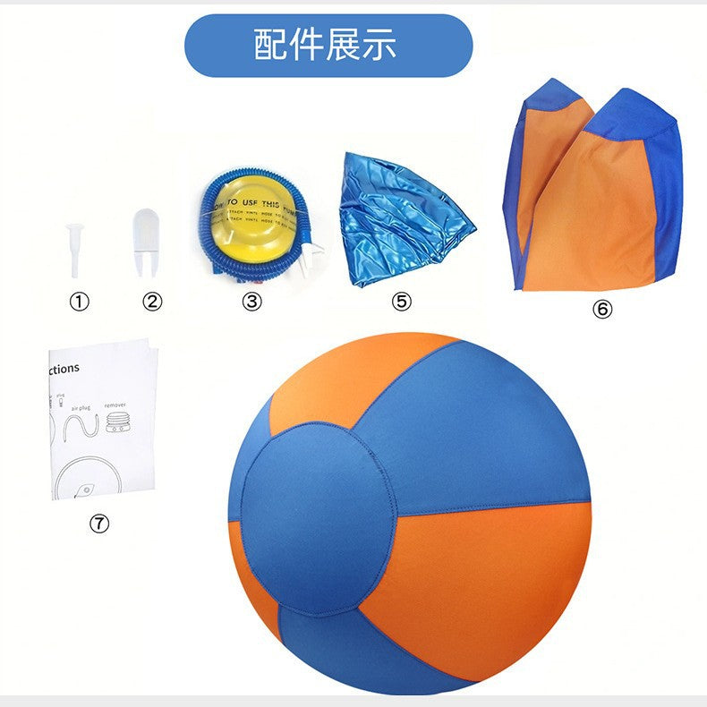 Reinforced Version of the Durable Solid-Color Polyester Inflatable Training and Exercise Toy Ball for Sheep, Horses, and Dogs - image 4