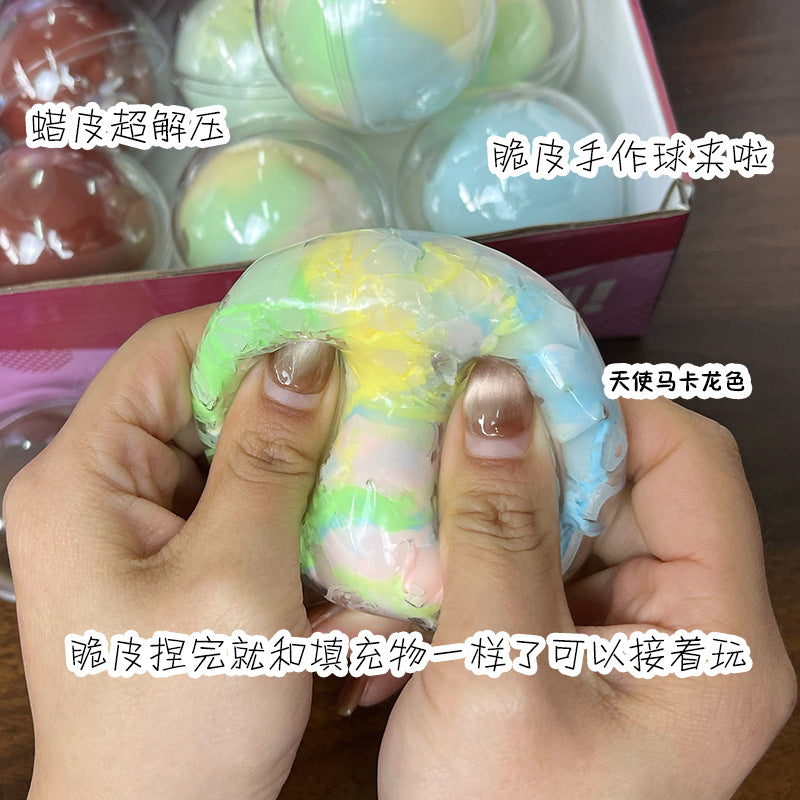 Xiaohongshu's Popular Crispy Handmade Ball, Voice-Controlled Super Stress-Relief Super Crispy Toy, Squeeze Toy Wholesale Dropshipping - image 1
