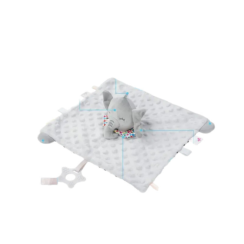 Baby Animal Comfort Towel, Soothing Doll, Sleeping Companion, Baby Comfort Towel, Toy, Handkerchief, Saliva Towel - image 5