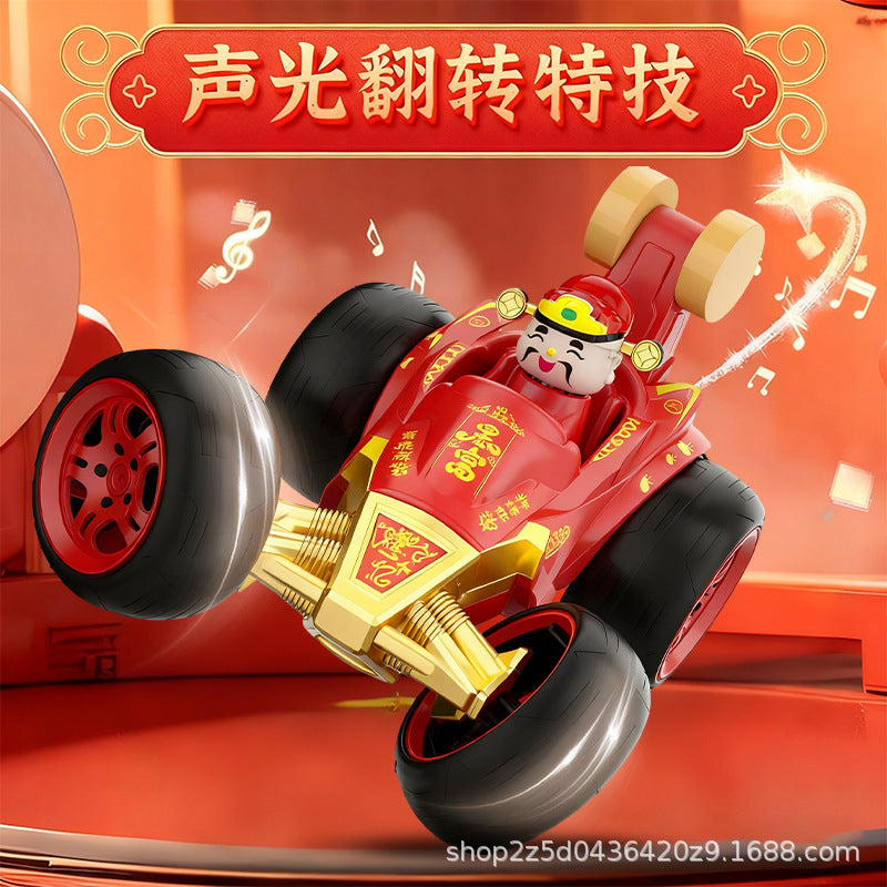 New Festive Remote-Controlled Stunt Dump Truck with Sound and Light, Chinese Style Creative Gift Toy Wholesale and Dropshipping for Market Stalls - image 3