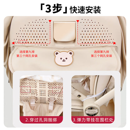 Suitable for Maruya T9 Baby Stroller, Special Leather Hanging Bag, Maruya T6 Storage Bag, Waterproof Large-Capacity Storage Bag Accessories - image 4