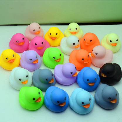 Creative Vinyl Colorful Duckling Children's Water Toys, Children's Bath Squeeze Toys That Make Sounds, Stress-Relief Toys Wholesale - image 4