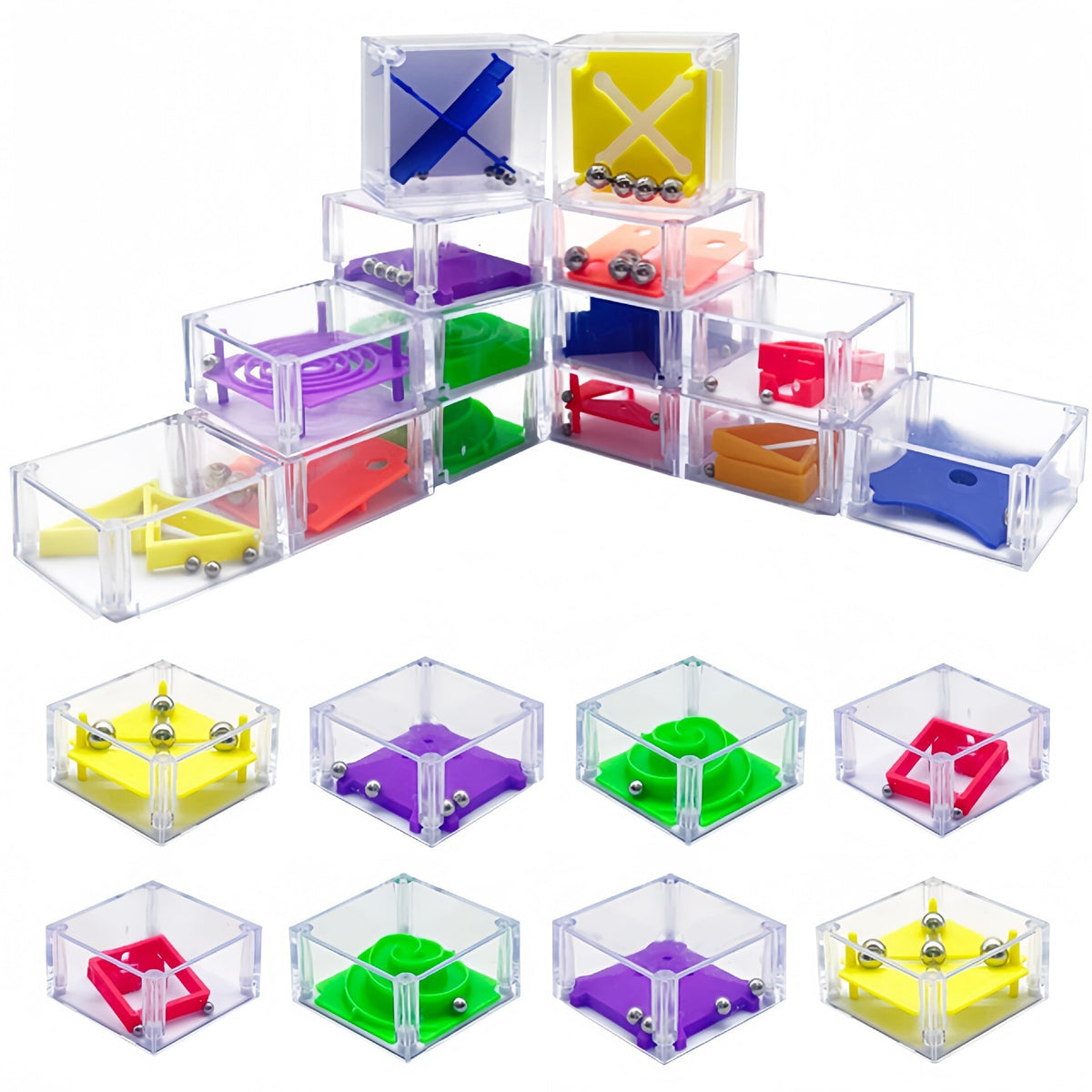Cross-Border Educational Toy, Cross-Border Hot-Selling Mini Balance Maze Ball Game, Handheld Stress-Relief Creative Toy - image 3