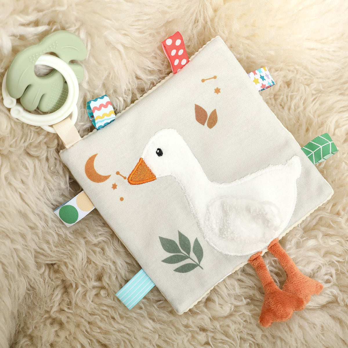 Multifunctional Children's Animal Comfort Towel Montessori Tear-Resistant Baby Early Education Toy Sensory Training Comfort Handkerchief - image 1
