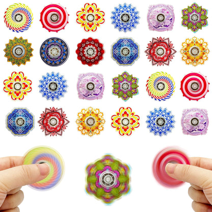 Amazon's New Mandala Graffiti Creative Fingertip Spinner Colorful Small Spinner Stress Relief Toy Small Gift Wholesale - image 1