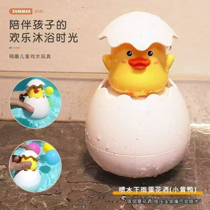 【】Internet-Famous Baby Water Toys Bathroom Water-Spraying Dinosaur Egg Baby Bath Water Gun Sprinkler Bathtub - image 1
