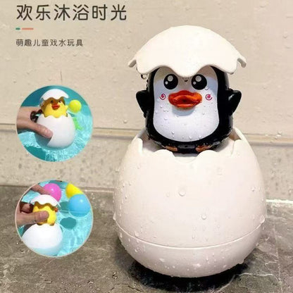 【】Internet-Famous Baby Water Toys Bathroom Water-Spraying Dinosaur Egg Baby Bath Water Gun Sprinkler Bathtub - image 3