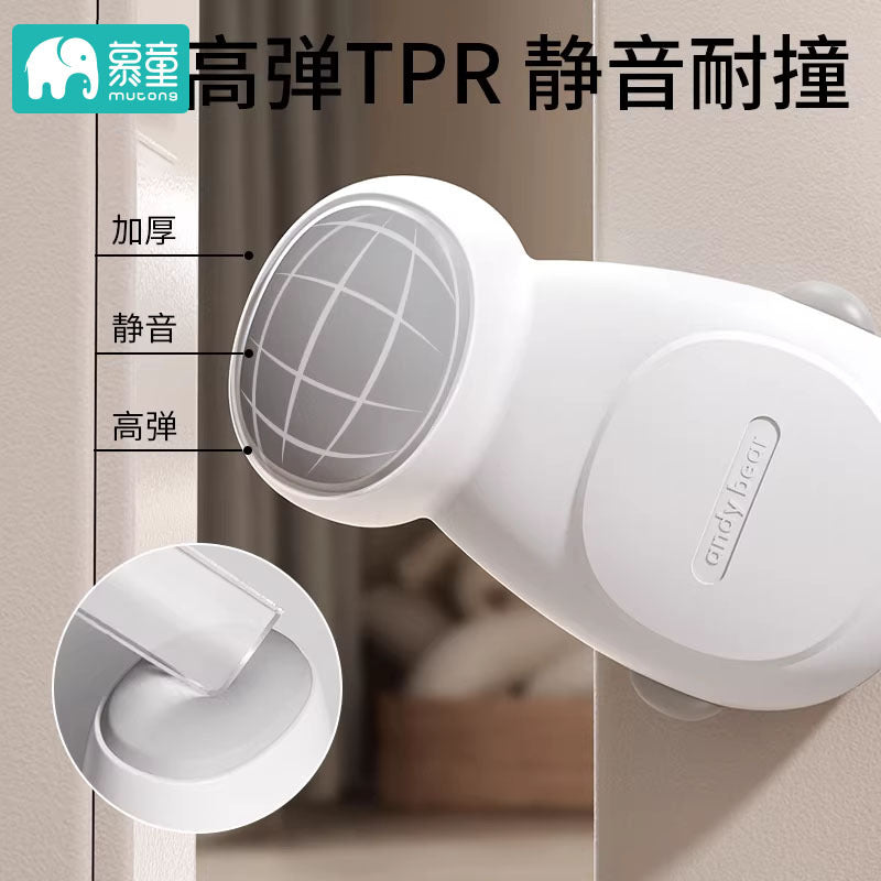 Baby Safety Anti-Pinch Door Stopper, Door Clip, Child Door Gap Protector, Door Jammer, Anti-Pinch Door Stopper Gadget - image 4