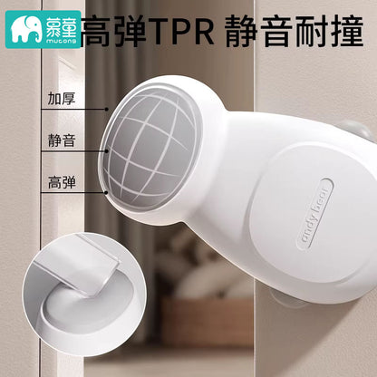 Baby Safety Anti-Pinch Door Stopper, Door Clip, Child Door Gap Protector, Door Jammer, Anti-Pinch Door Stopper Gadget - image 4