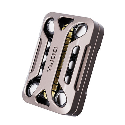 Limitless Infinite Slide Fidget Spinner Edc Snap Coin Stress Relief Toy Metal Trendy Stress Relief Gadget - image 5