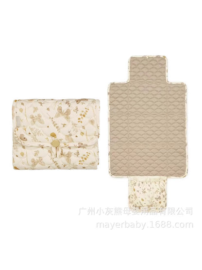 Popular Shell-Patterned Diaper Changing Pad, Mattress, Diaper Replacement Pad, Portable Foldable Pad for Home Use and Travel, Fresh and Clean - image 5