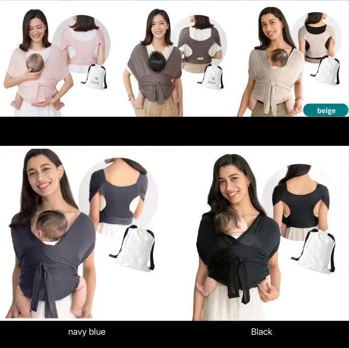 Cross-Border Factory Maternity and Baby Travel Products Sears Baby Carrier Baby Sling Baby Carrier Front-Hug Style Carrier - image 3