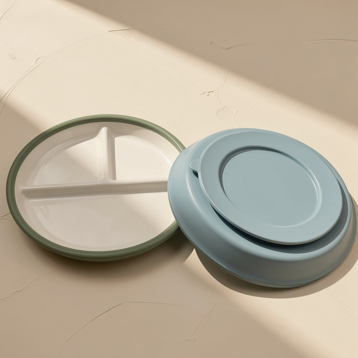 Ceramic children's food bowl with silicone suction cup - view 3