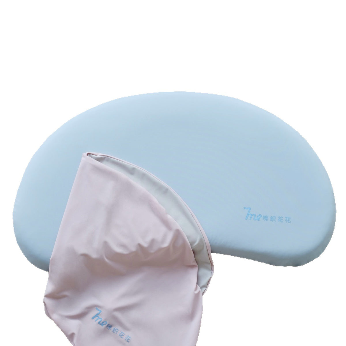Children's ice silk pillowcase for sleep, modal cool-touch baby N3N5 compatible silicone baby pillowcase, crescent pillow for summer - image 5