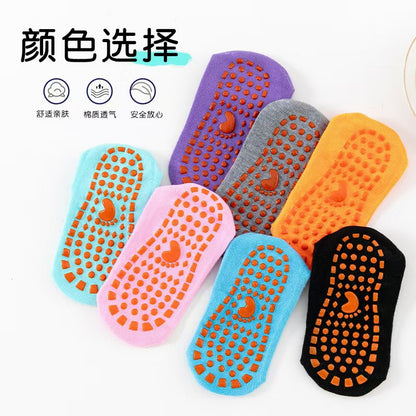 Children's trampoline anti-slip floor socks, playground baby early education adult yoga socks - image 2