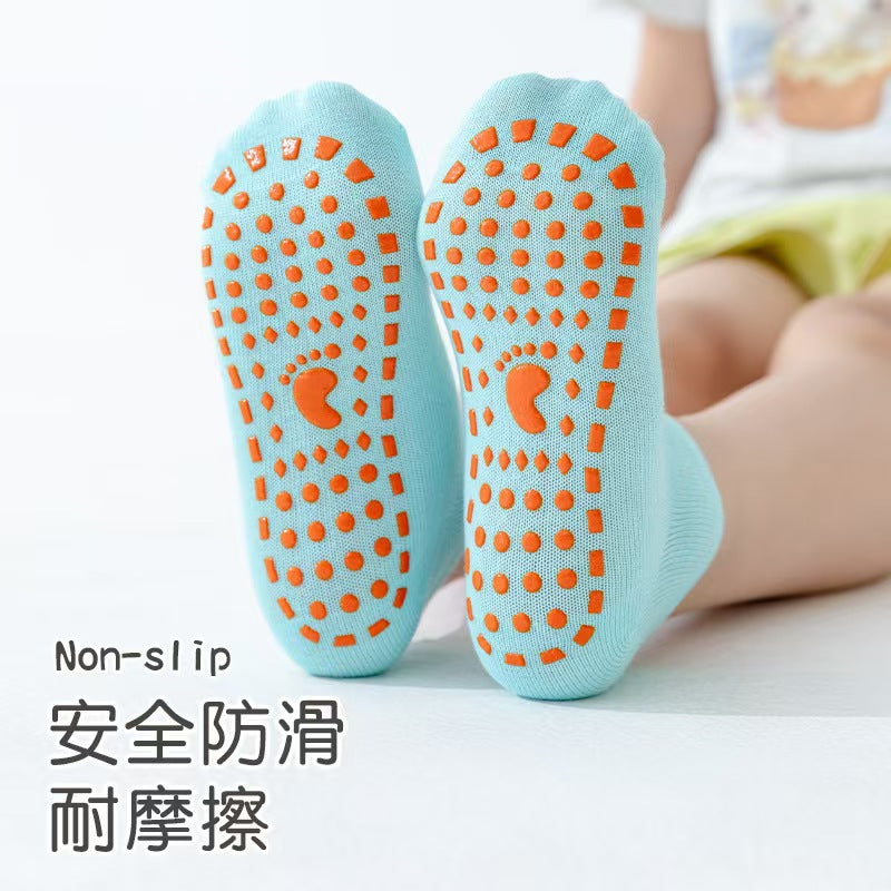 Children's trampoline anti-slip floor socks, playground baby early education adult yoga socks - image 3