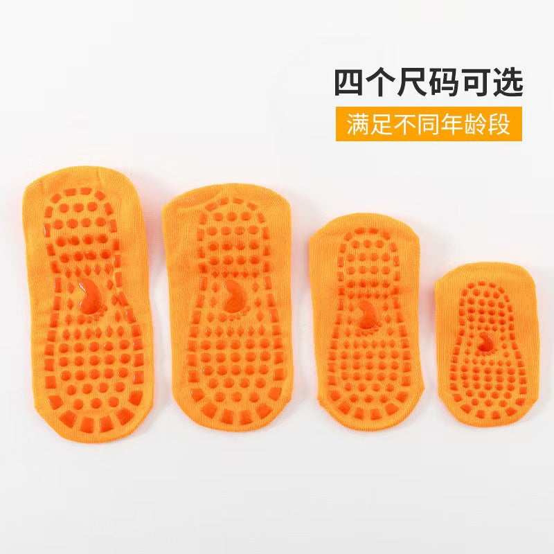 Children's trampoline anti-slip floor socks, playground baby early education adult yoga socks - image 4