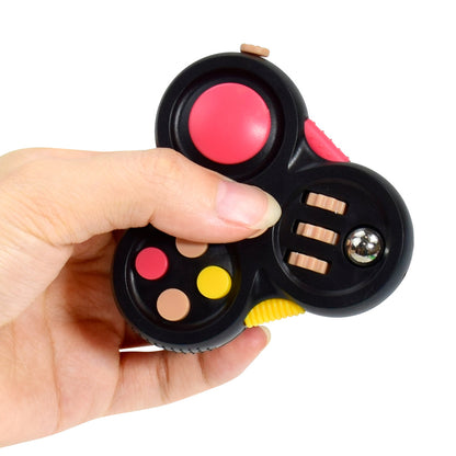 Cross-border best-selling handle-style Fidget Pad stress-relief toy, spinning top, Rubik's cube, children's concentration finger game - image 4