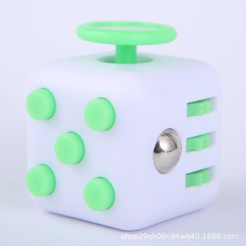 Cross-border novelty stress-relief toy cube, stress-relief dice, 6-sided finger cube, direct from the factory - image 2