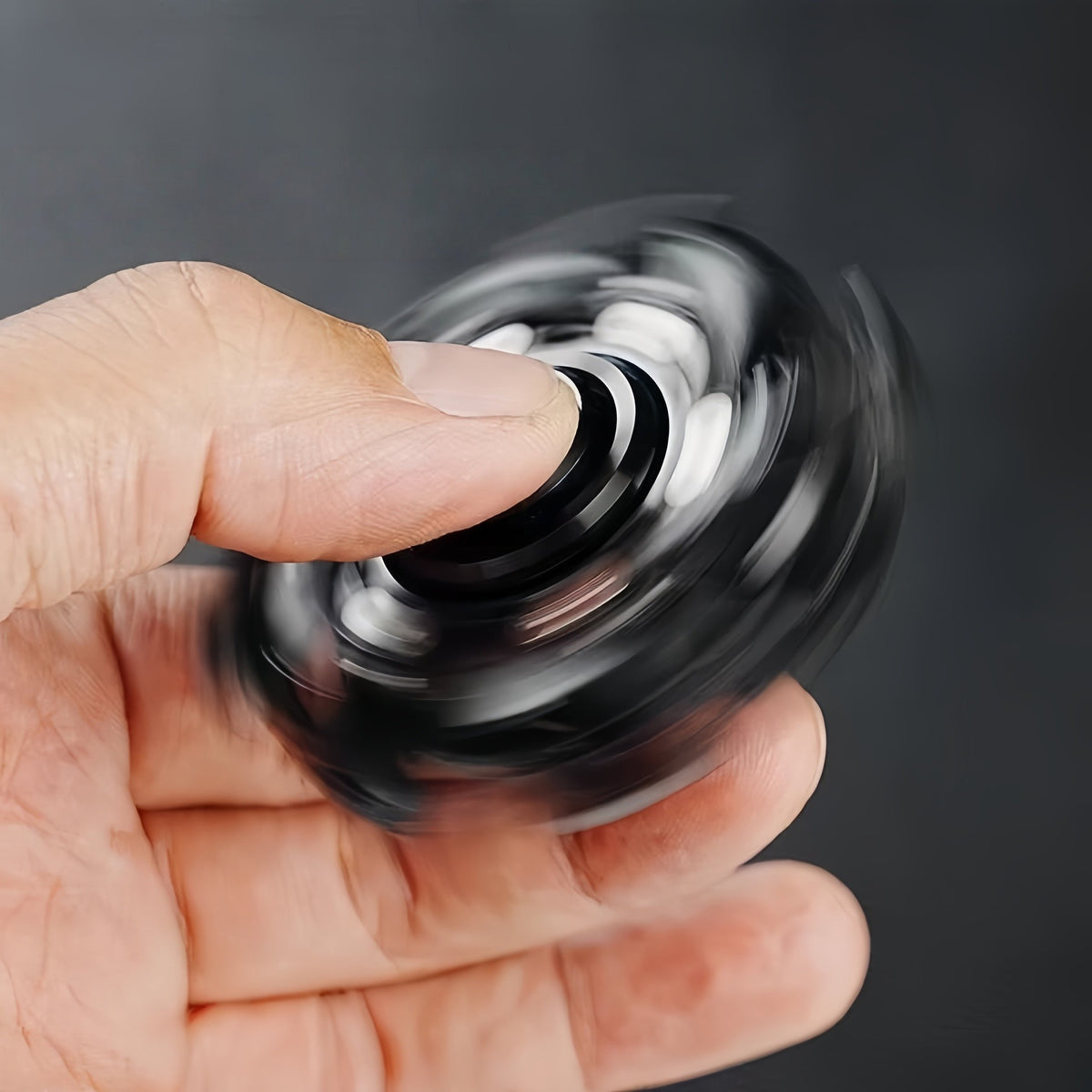 【Minimum order of 2 pieces】Boutao 08 rotating open-shell fingertip spinner EDC stress-relief toy spinner stress-relief gadget - image 5