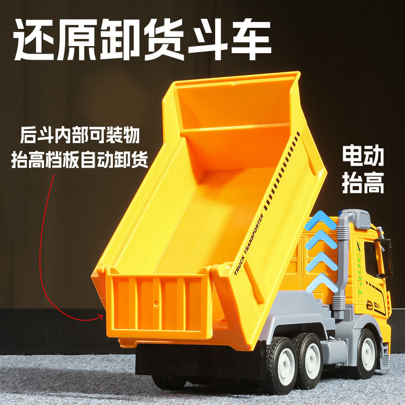 Children's Remote Control Dump Truck Professional-Grade Large Engineering Truck Model Toy for Boys Aged 2 and Above - image 2