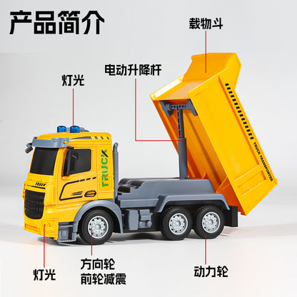 Children's Remote Control Dump Truck Professional-Grade Large Engineering Truck Model Toy for Boys Aged 2 and Above - image 3