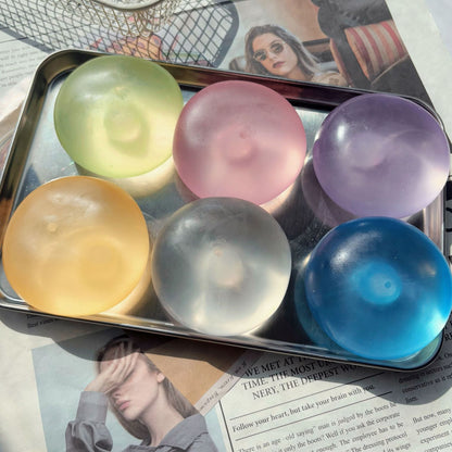 Cross-Border Popular Coconut Oil Handmade Stress-Relief Toy, High Aesthetic Value, Moldable Vaseline Stress Ball - image 2