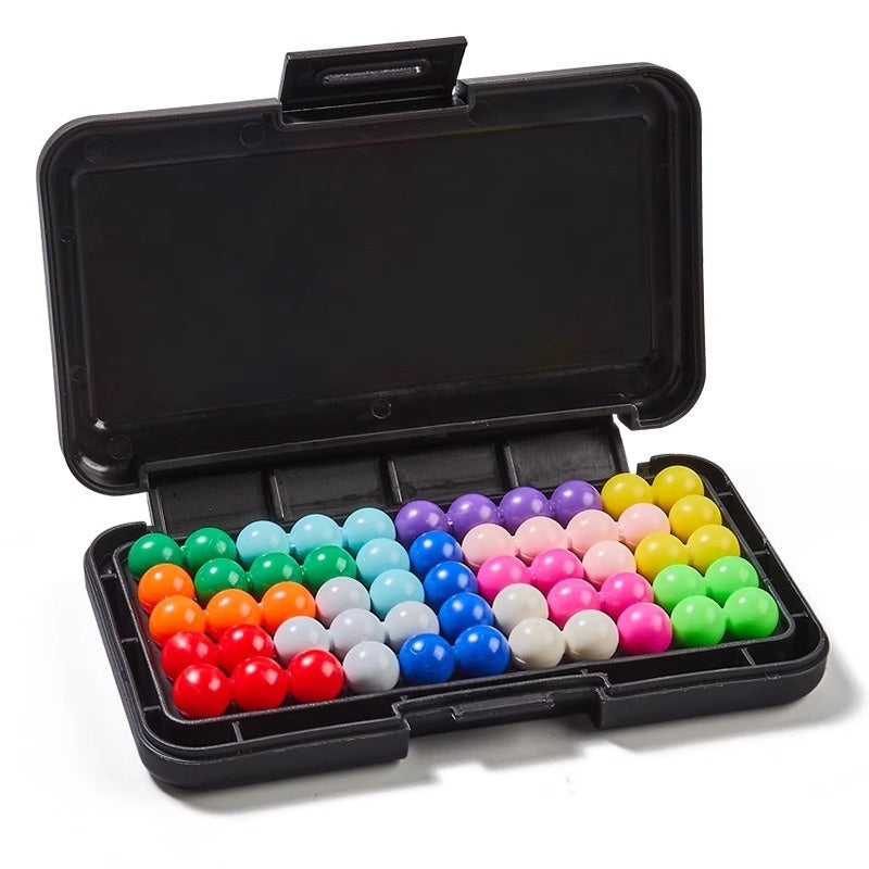 Smart Magic Bead Challenge Pyramid Puzzle for Kids Training