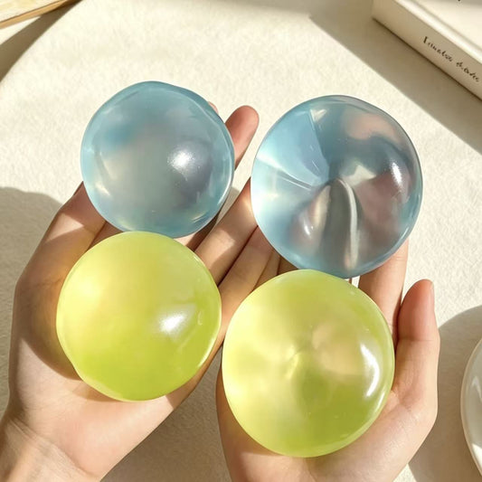 Creative Transdermal Coconut Oil High-Appearance, High-Plasticity, Non-Rebound Squeeze Toy, Ice-Skin Handmade Stress-Relief Ball Toy - image 2