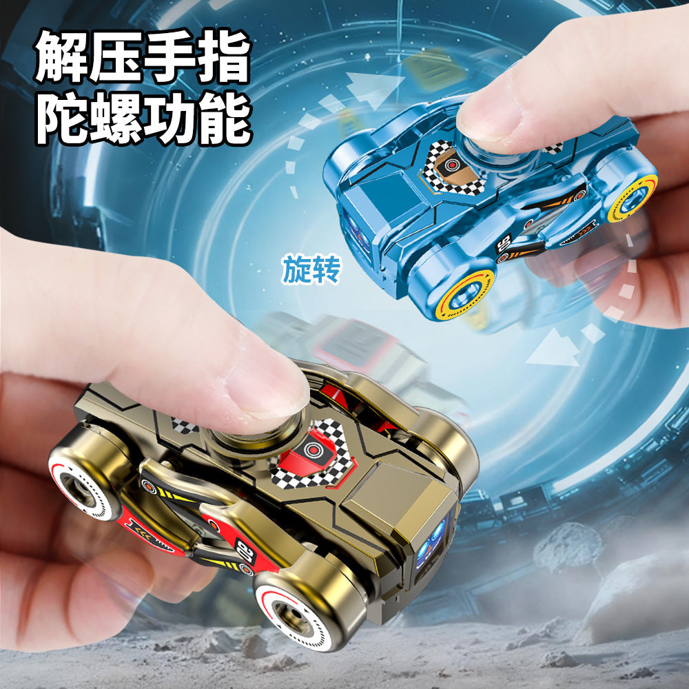 Tiktok Trending Creative Fingertip Spinning Top Wind-Up Mechanical Dog Transforming Robot Dog Children's Toy Wholesale - image 3