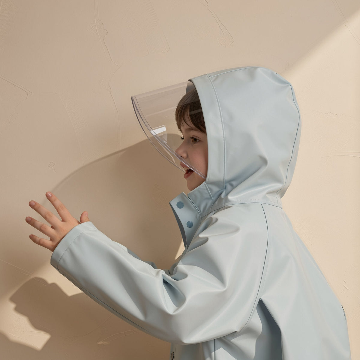Children's cartoon raincoat made with PVC fabric - view 4