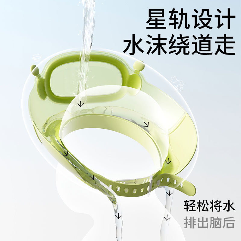 Robot Shower Cap Baby Hair Washing Tool Children's Water-Blocking Cap Infant Hair Washing Waterproof Ear Protection Kids Bathing - image 3