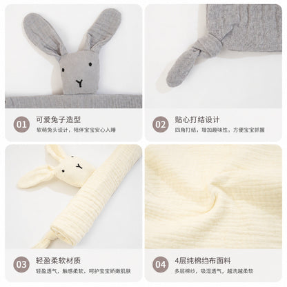 Baby Soothing Towel, Chewable Newborn Saliva Towel, Class A, Safe for Mouth, Doudou Doll, Customized for Baby Doudou - image 3