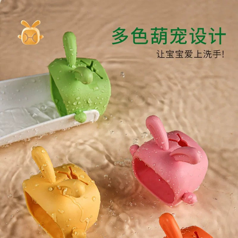 Rabbit Faucet Extender for Baby Handwashing, Cute Cartoon Universal Silicone Extension Splash-Proof Gadget for Children - image 3