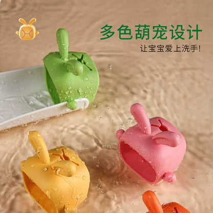 Rabbit Faucet Extender for Baby Handwashing, Cute Cartoon Universal Silicone Extension Splash-Proof Gadget for Children - image 3