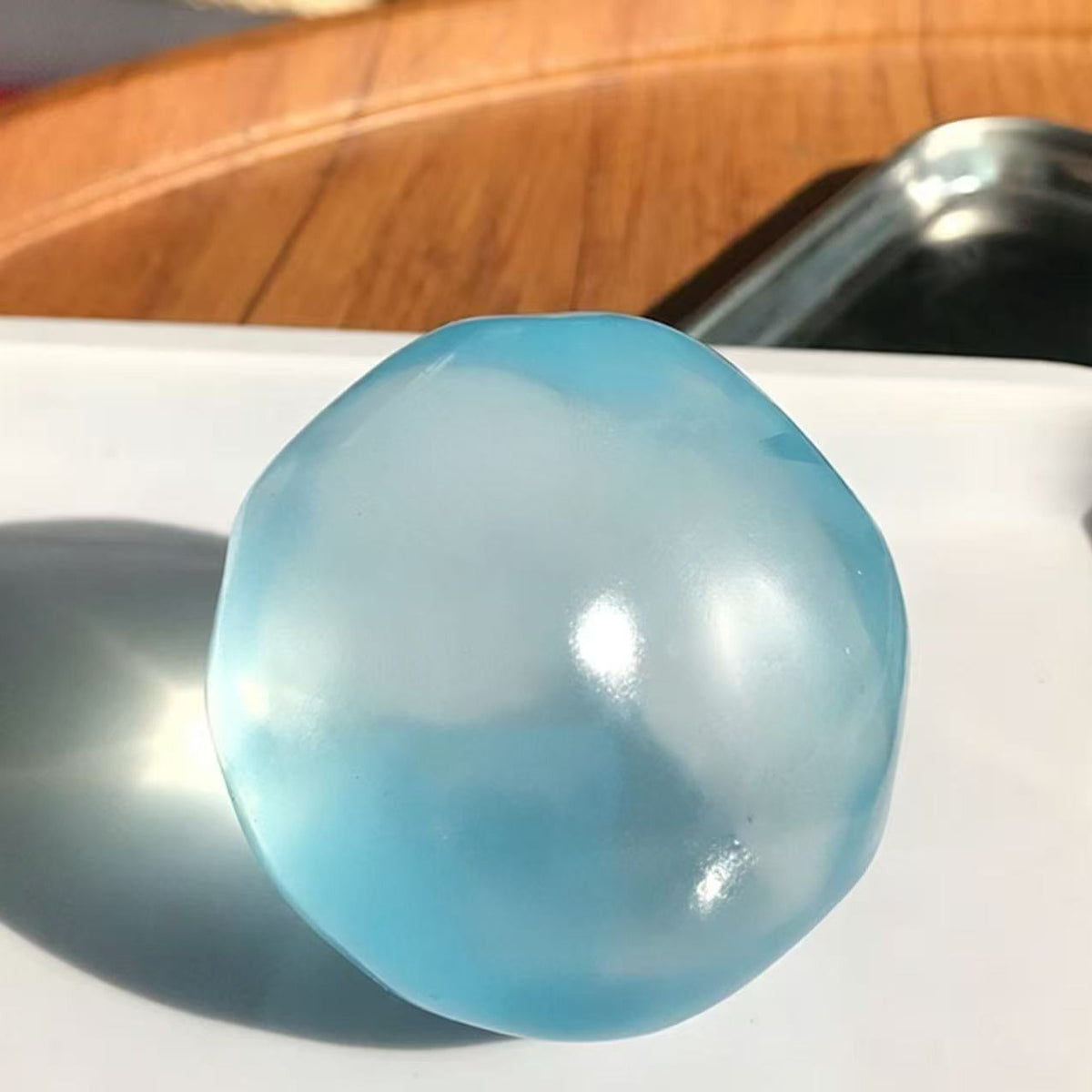 Direct Sale from the Manufacturer: Coconut Oil Squishy Toy, Vaseline Moldable Soft Hand-Squeezing Ball, Noise-Making Ball, Stress Relief Toy - image 4